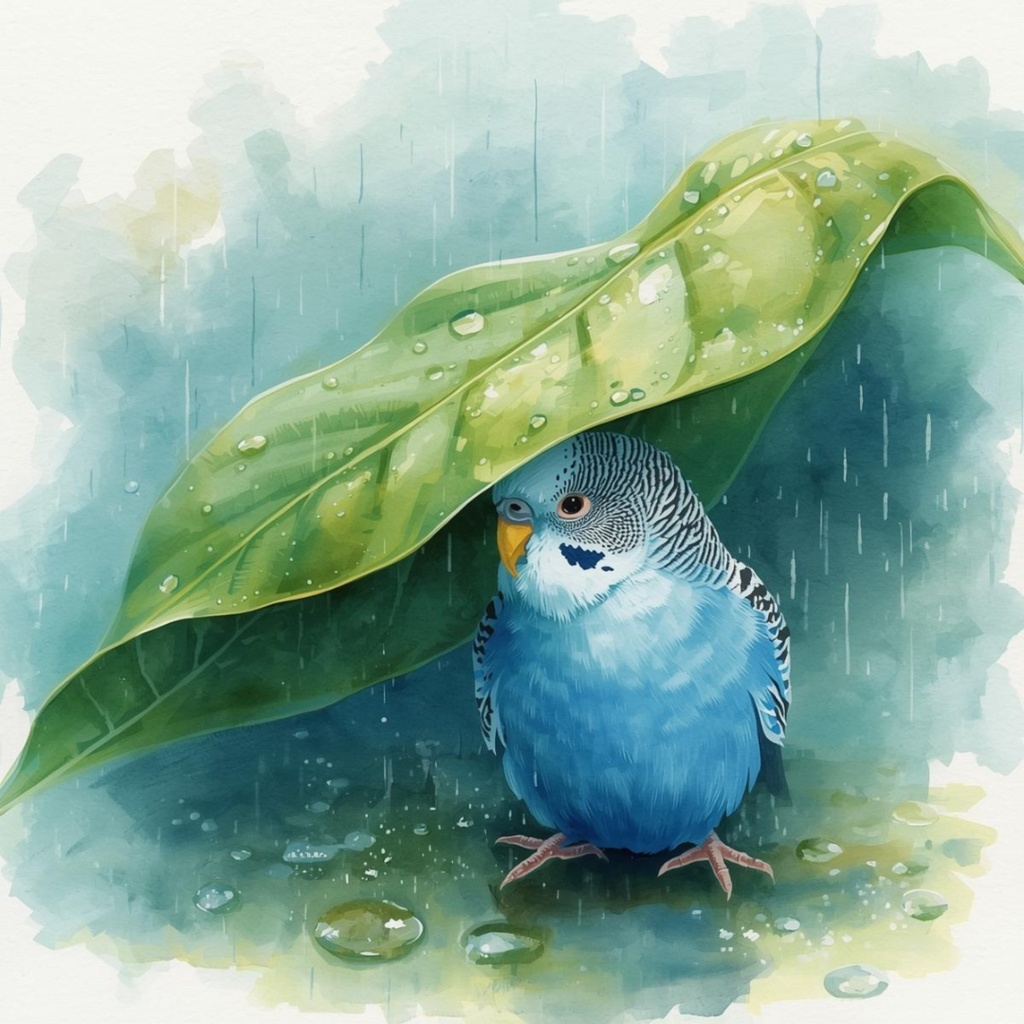 【30種】カラフルセキセイインコ素材集【PNG】