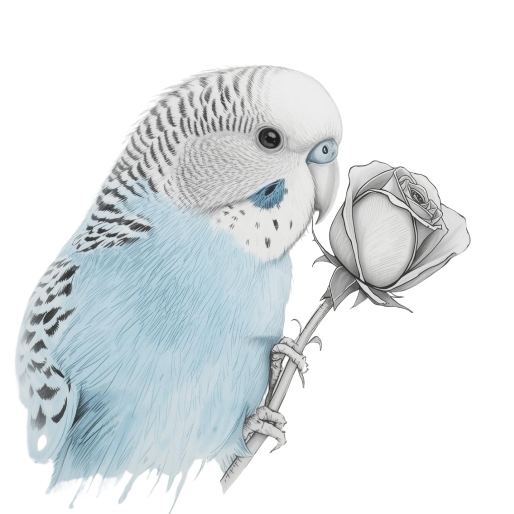 【30種】カラフルセキセイインコ素材集【PNG】