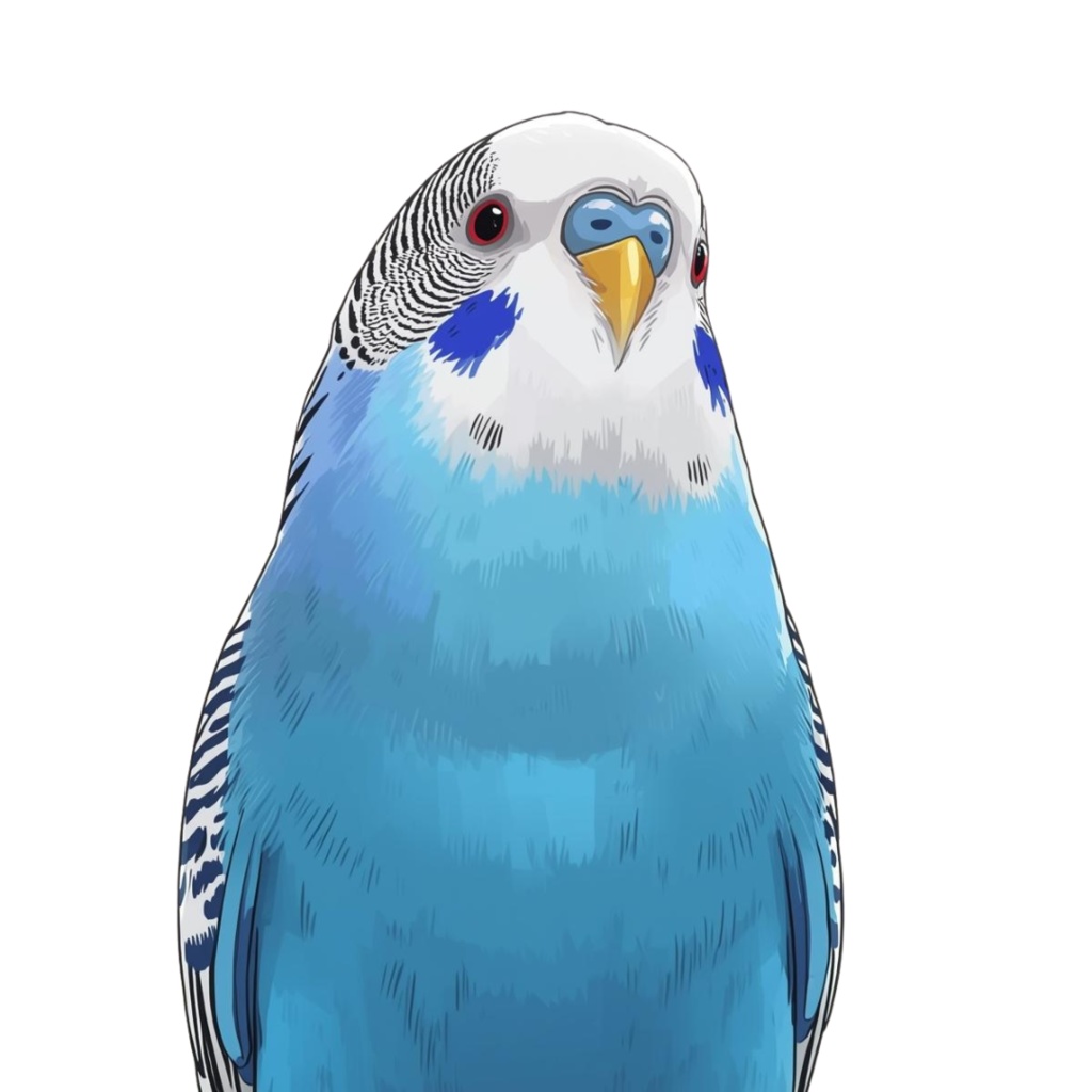 【30種】カラフルセキセイインコ素材集【PNG】