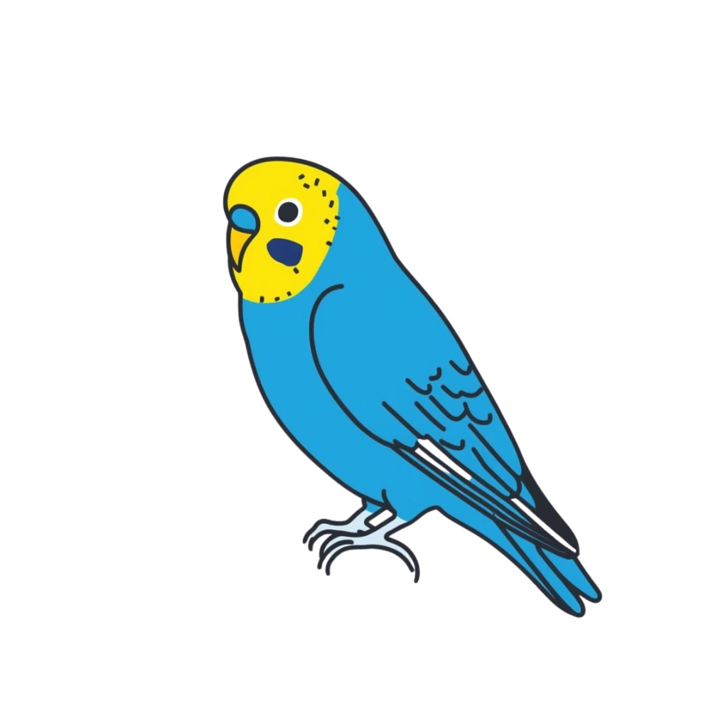 【30種】カラフルセキセイインコ素材集【PNG】