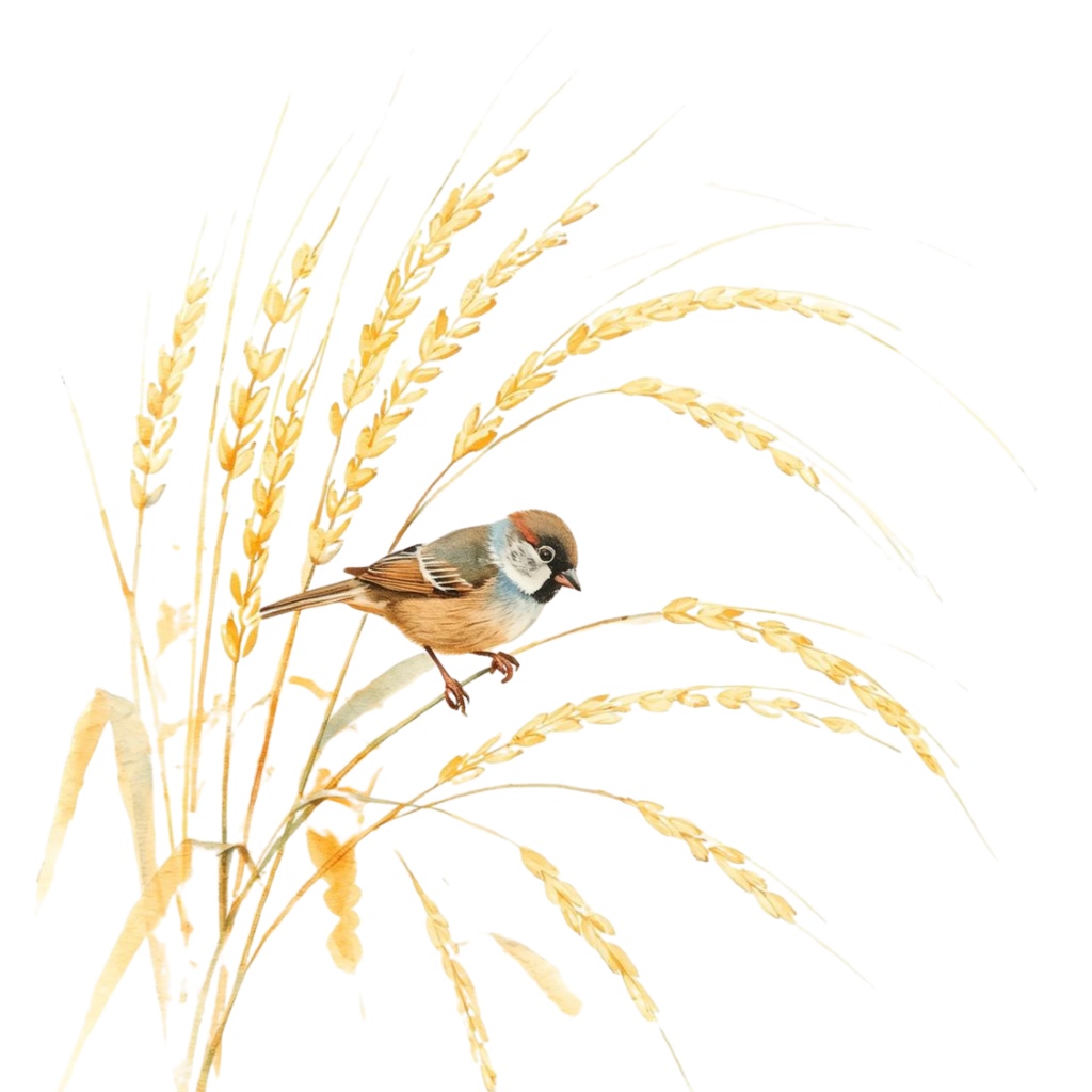 【水彩画スズメ】ふんわり可愛い!表情豊かな小鳥のクリップアート22種セット【PNG】