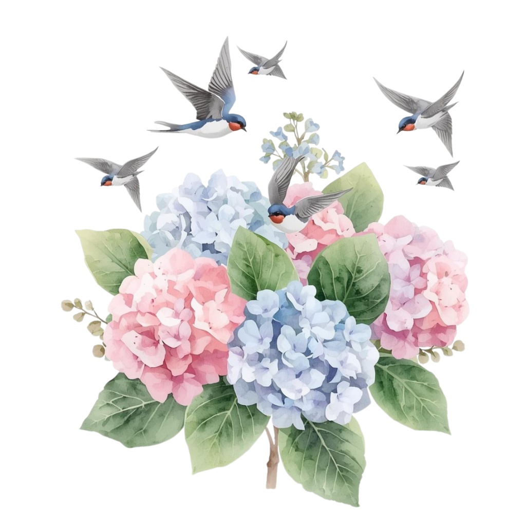 ツバメのクリップアートセット【32種】PNG素材集