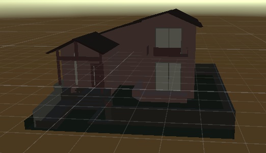 一軒家の3Dモデル