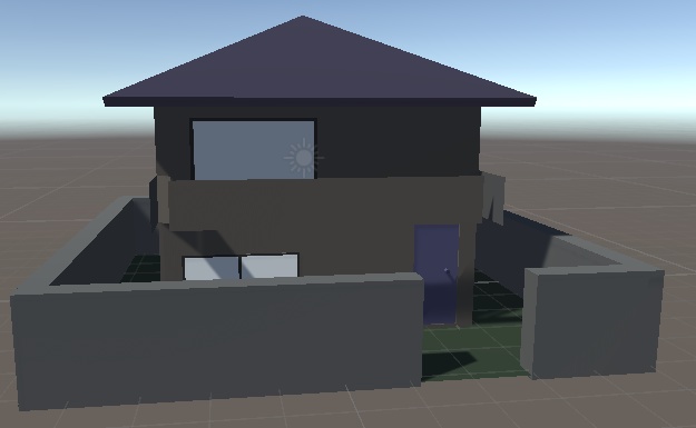 一軒家の3Dモデル