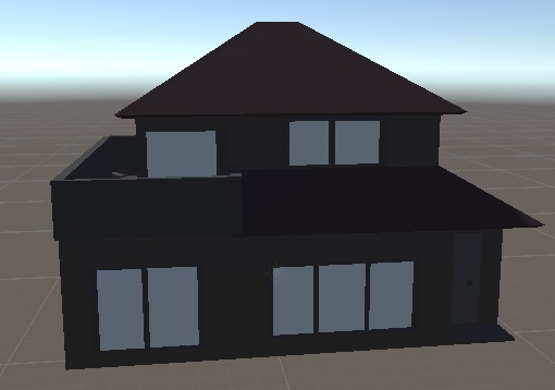 一軒家の3Dモデル