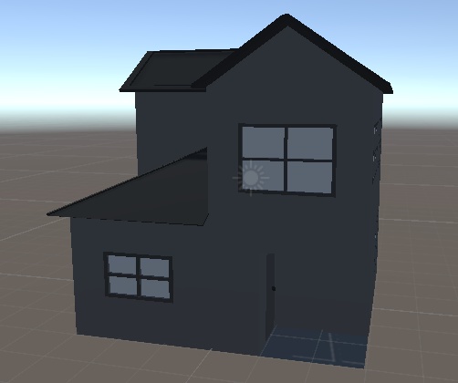 一軒家の3Dモデル