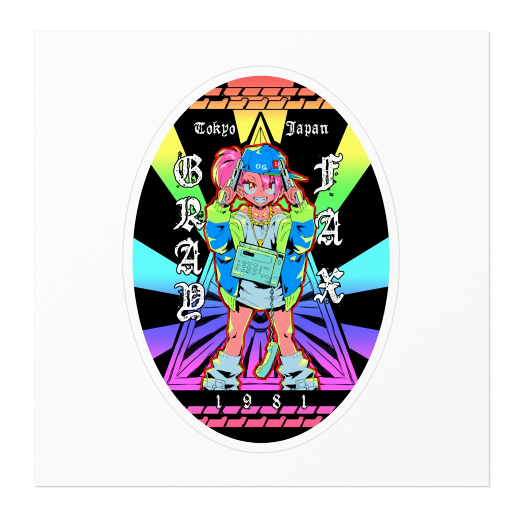 Grayfax 1981 Sticker