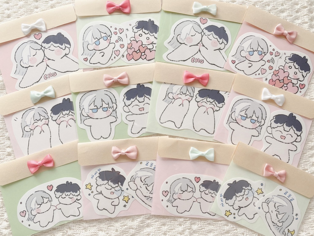 赤ちゃんシール3枚入り/全3種