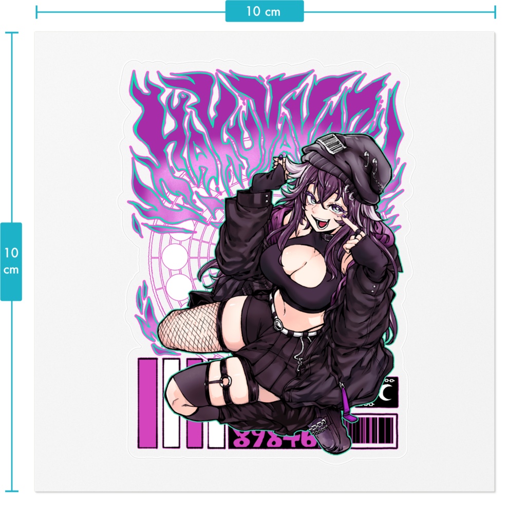 白夜よる4周年オリジナルステッカー