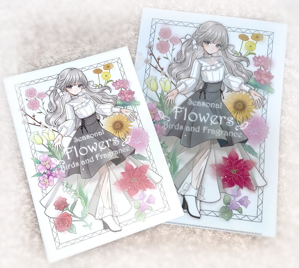 Seasonal Flowers Birds and Fragrance.（本とクリアファイルセット）