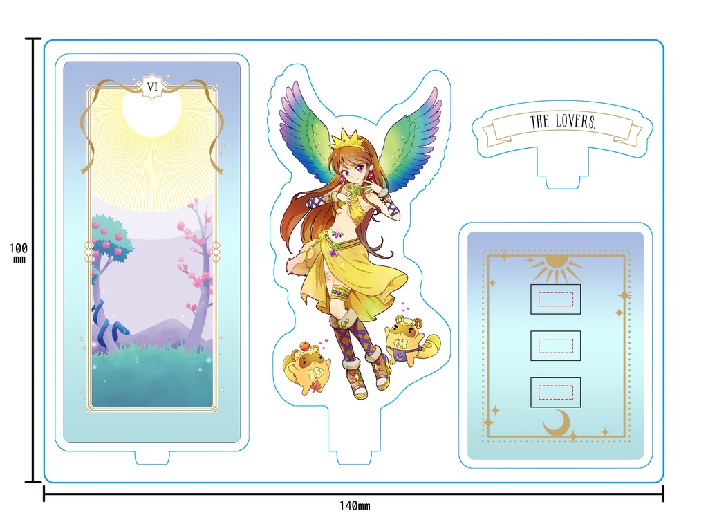 アイカツ/タロット/アクリルジオラマ