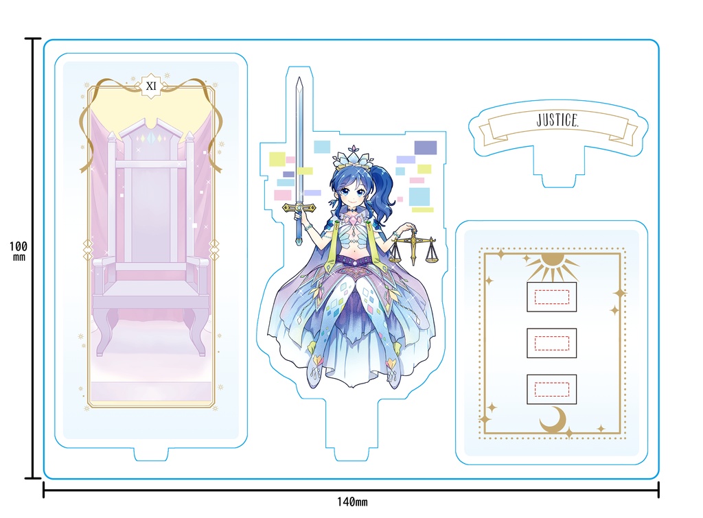 アイカツ/タロット/アクリルジオラマ