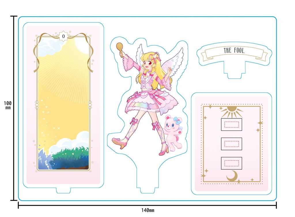 アイカツ/タロット/アクリルジオラマ