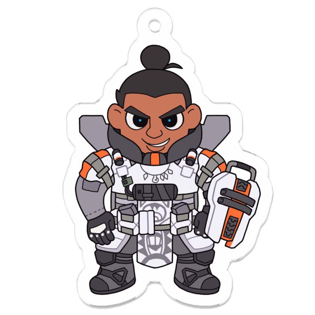 Apex Legends ジブラルタル アクリルキーホルダー ぱりぴなすびのショップ Booth