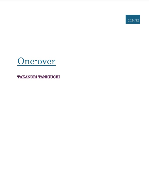 One-Over