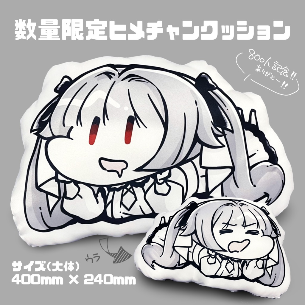【800人記念】ヒメチャンクッション【完売】