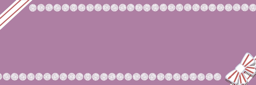 Xヘッダー(リボンライン赤)