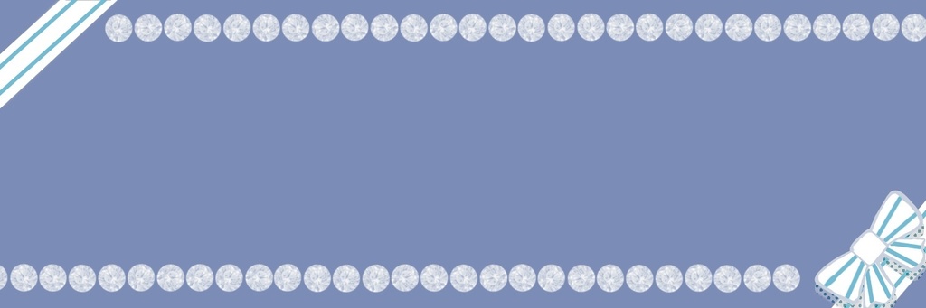 Xヘッダー(リボンライン青)