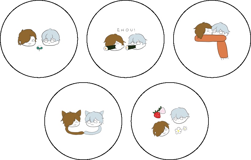 山硲確定！Yamahaza Fabruaryガチャ コンプリートセット(44mm/5種)