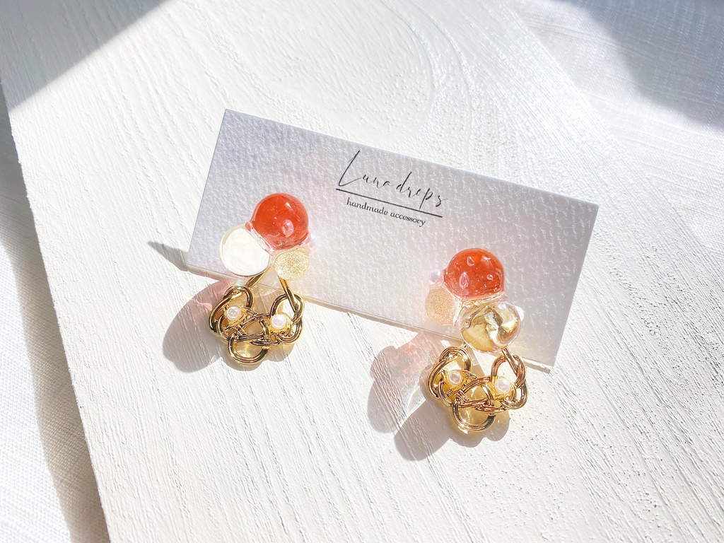 ぷくぷく【一文字則宗】イヤリング