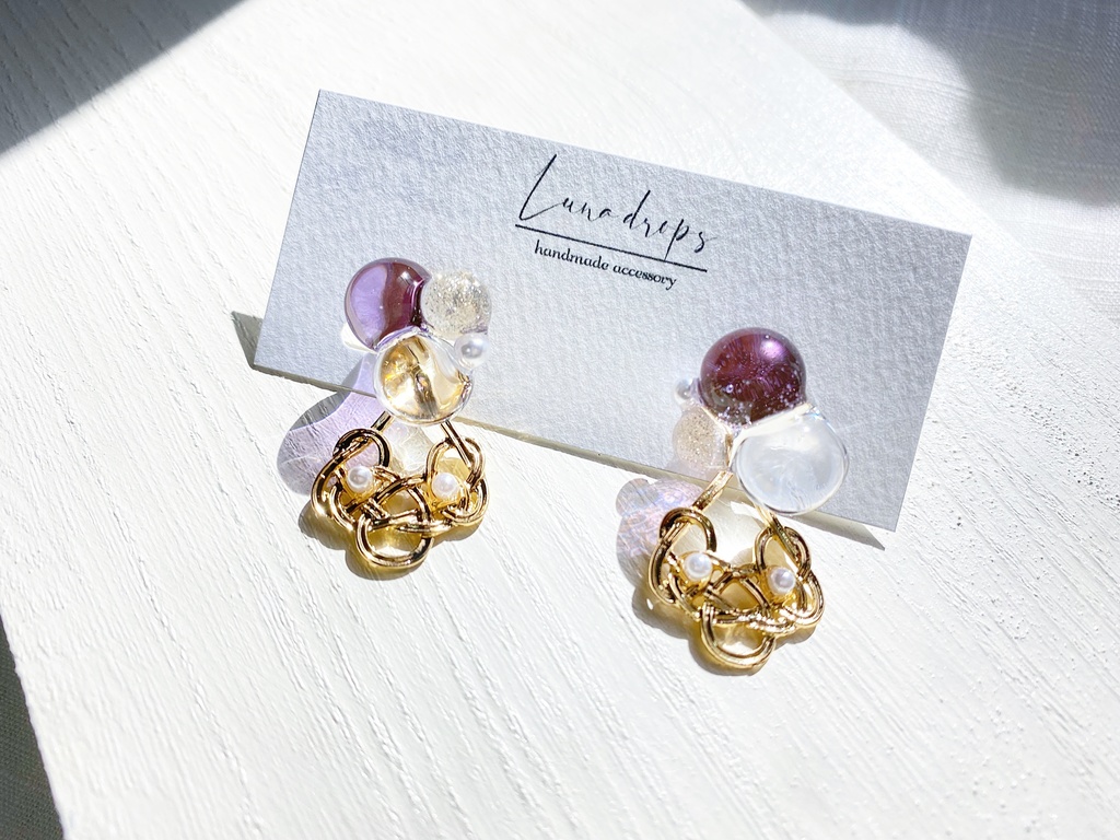 ぷくぷく【日光一文字】ピアス