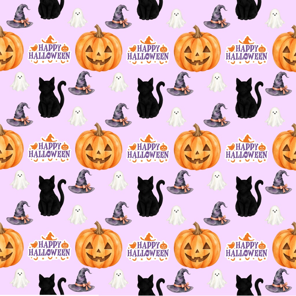 水彩ハロウィン　デジタルペーパー　３枚セット