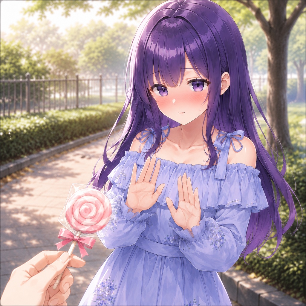 【立ち絵素材03】おどおどした内気なロリっぽい女の子