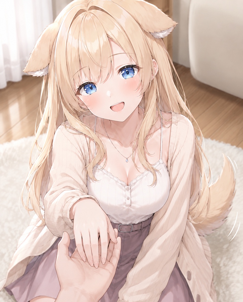 【立ち絵素材59】人懐こい犬系の女の子