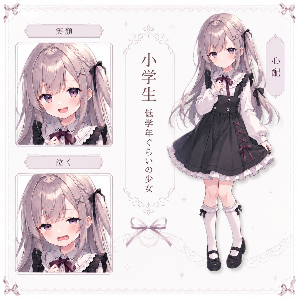 【立ち絵素材230】小学生▽低学年ぐらいの少女