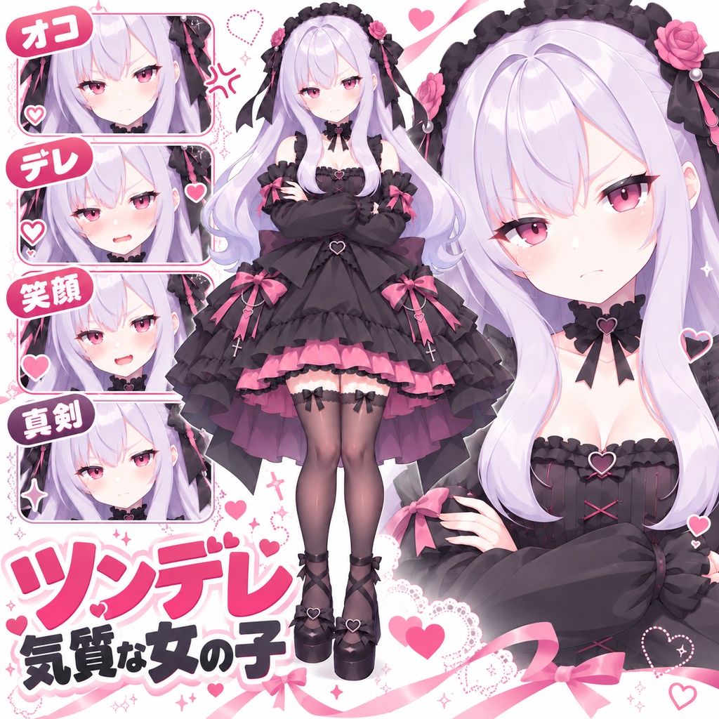 【立ち絵素材410】ツンデレ気質な女の子