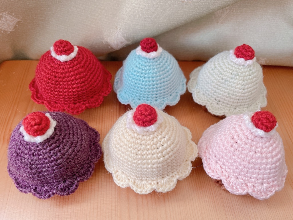 松犬オブジェサイズカバー(カップケーキ)