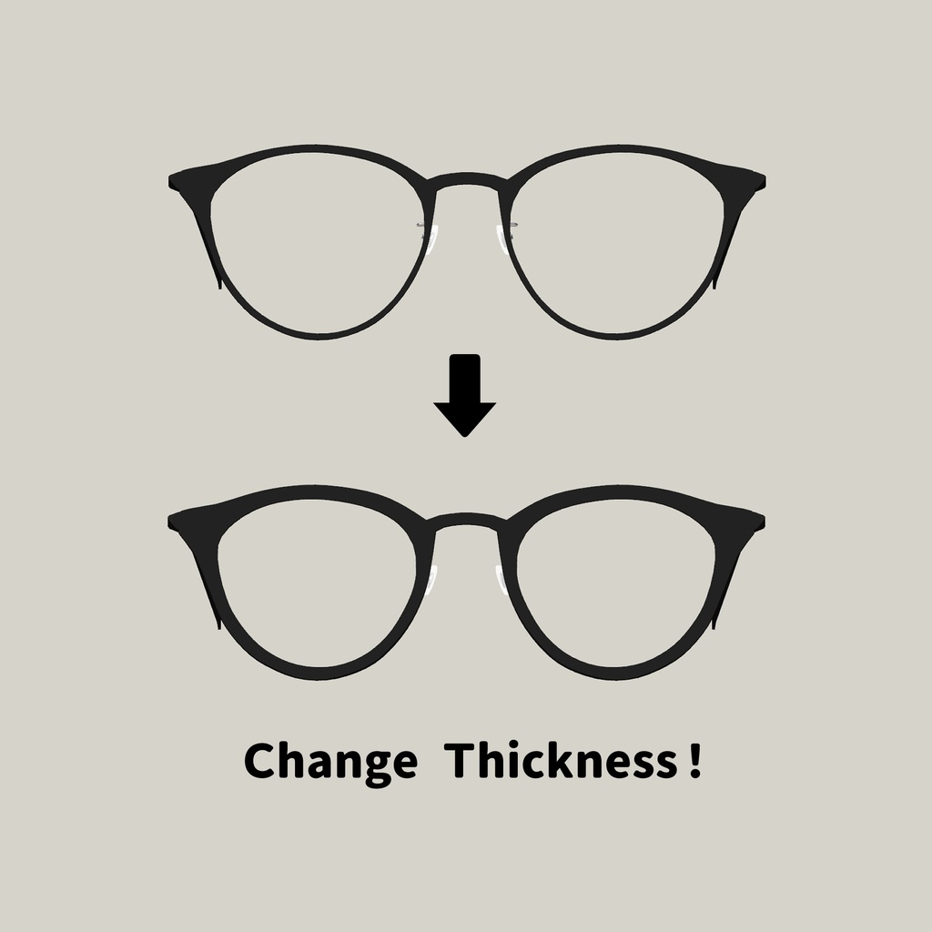 変形メガネ_001~Transform Glasses~