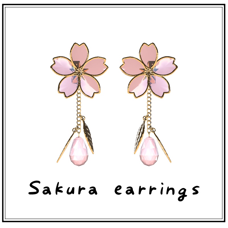 桜のイヤリング~Sakura earrings~