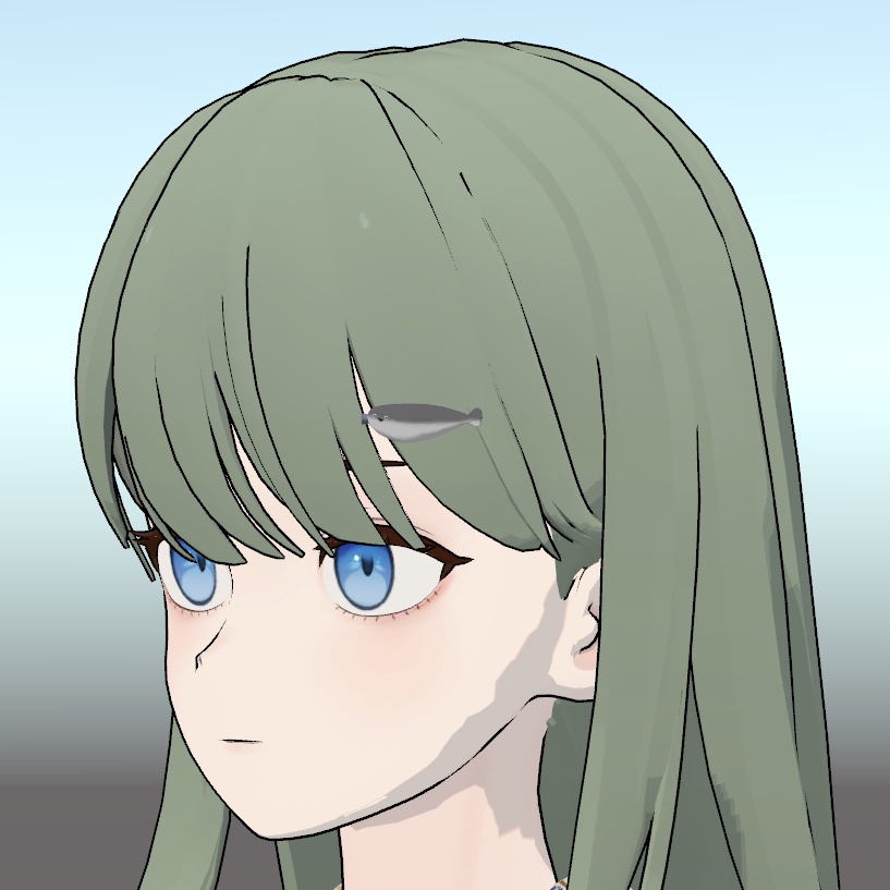 【無料】サカバンバスピスヘアクリップ【VRChat想定】