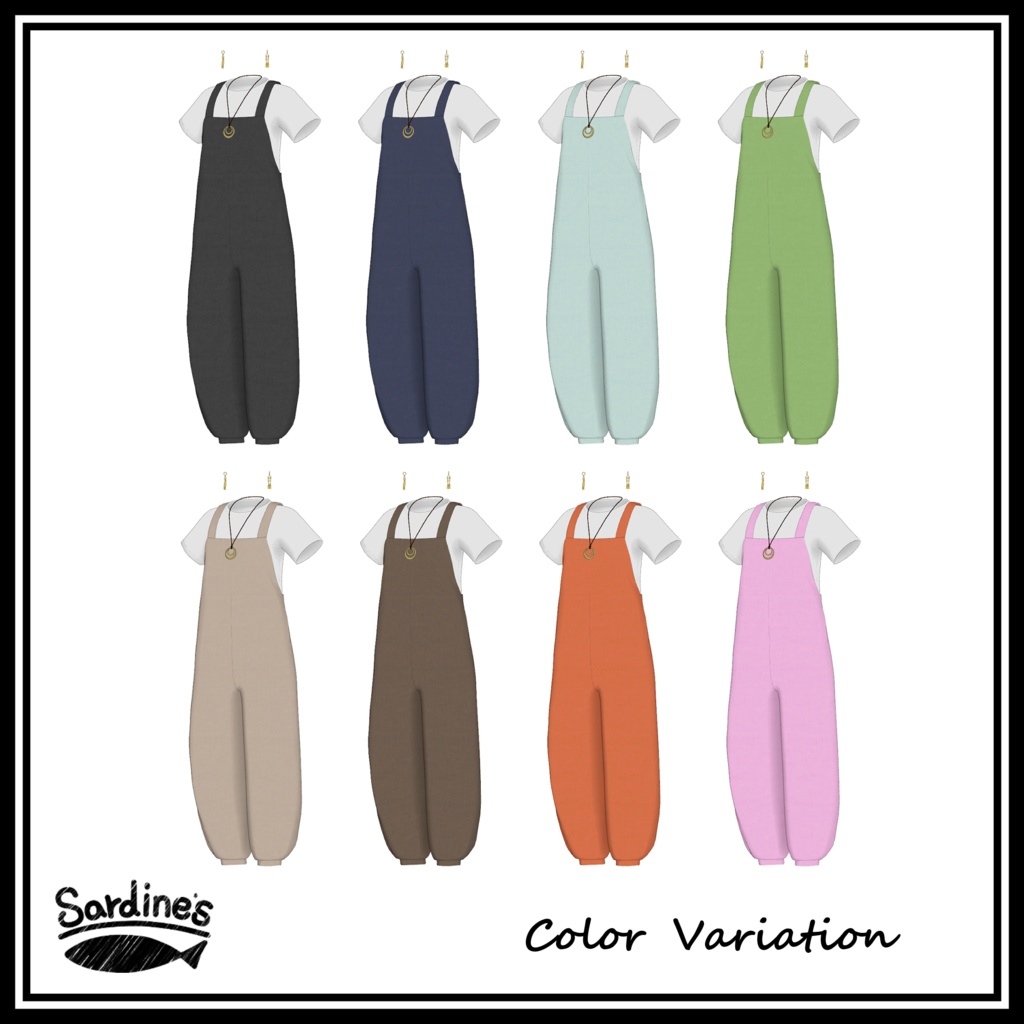 サロペット「Grus / Lapwing /Marycia」