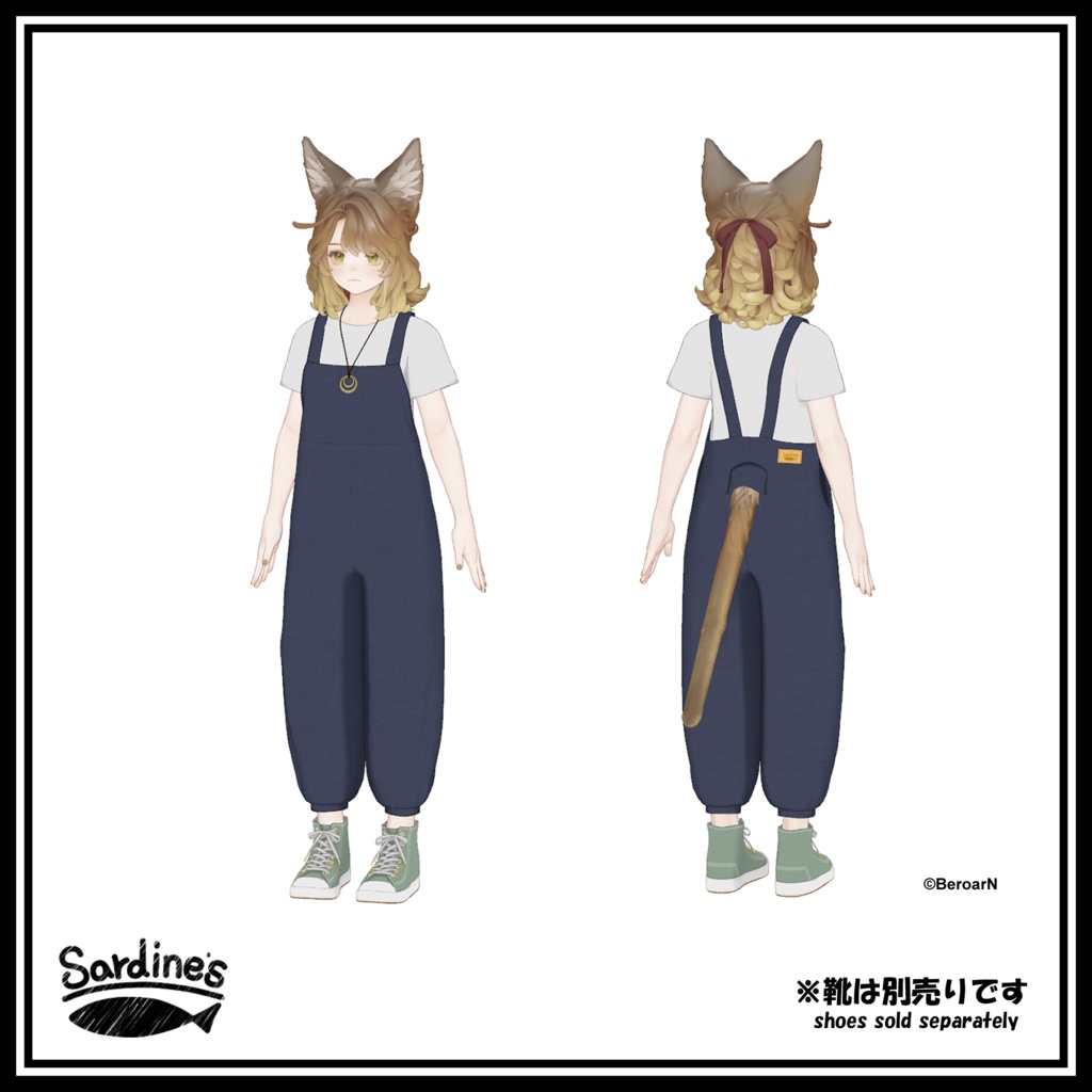 サロペット「Grus / Lapwing /Marycia」