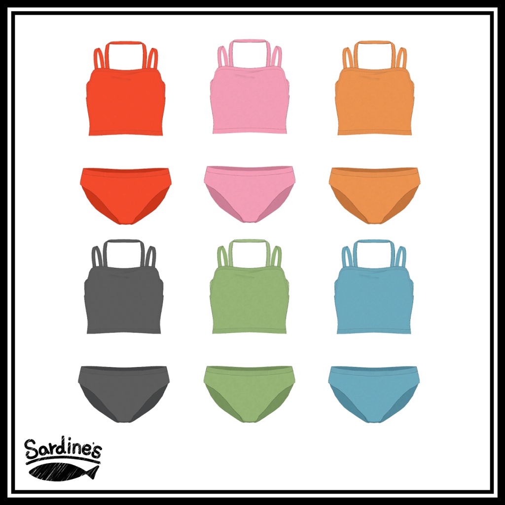 Layered Bandeau Bikini~レイヤードバンドゥビキニ~