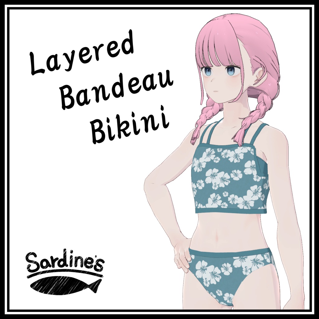 Layered Bandeau Bikini～レイヤードバンドゥビキニ～