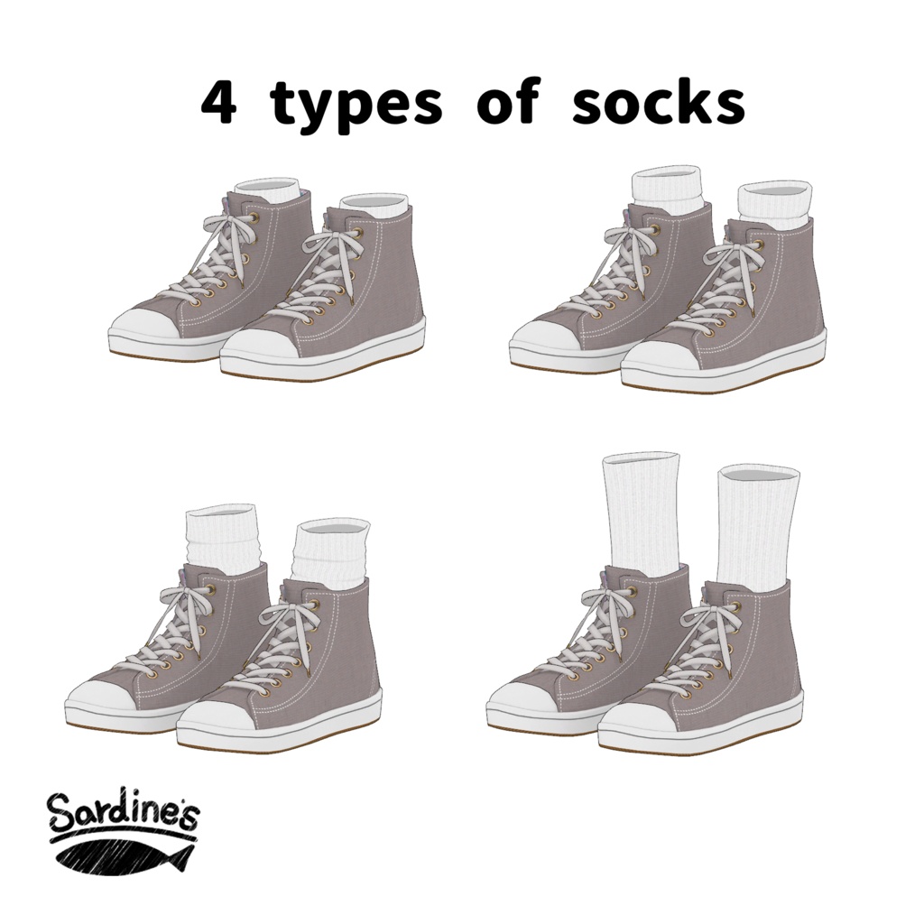 ハイカットスニーカー ver2.0