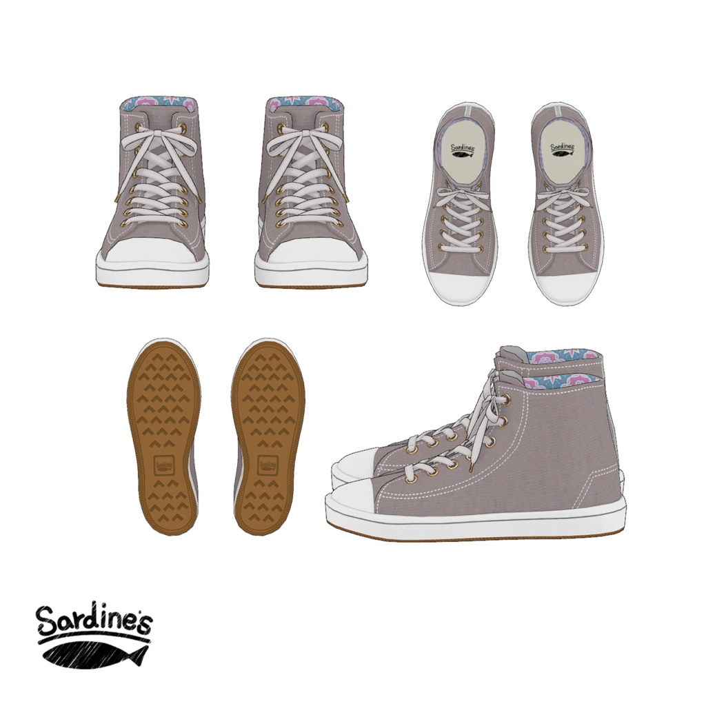 ハイカットスニーカー ver2.0