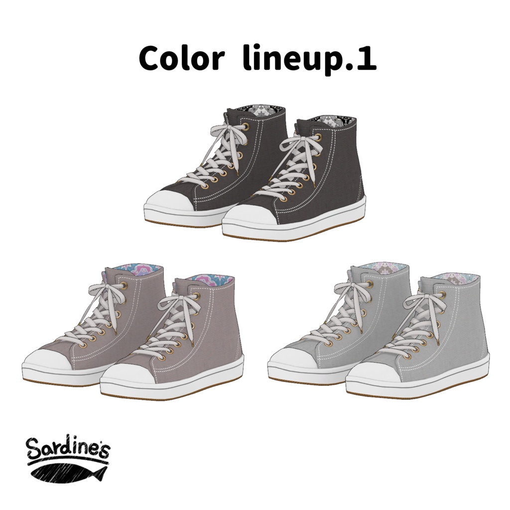 ハイカットスニーカー ver2.0