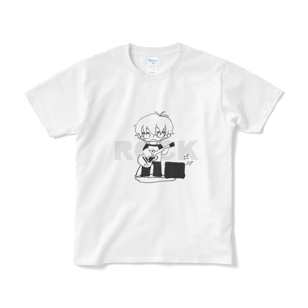 ジュリア　モノクロROCKTシャツ　（F）