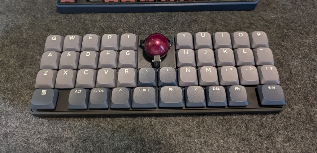 トラックボール対応 40%キーボード meteorite40 ロープロファイル