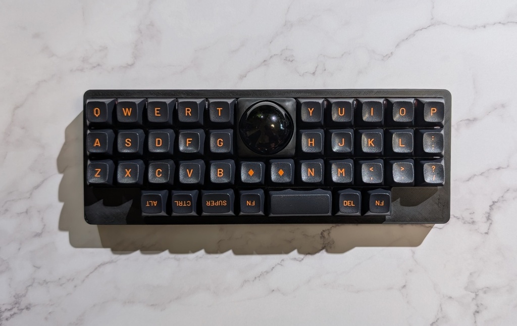 meteorite40 トラックボール/無線対応 40%キーボード