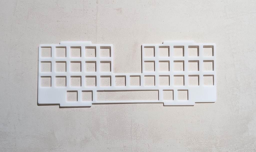 meteorite40 スイッチプレート PC・POM・真鍮