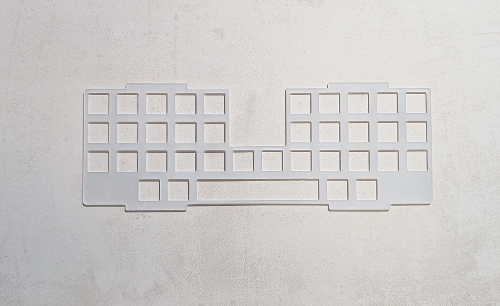 meteorite40 スイッチプレート PC・POM・真鍮