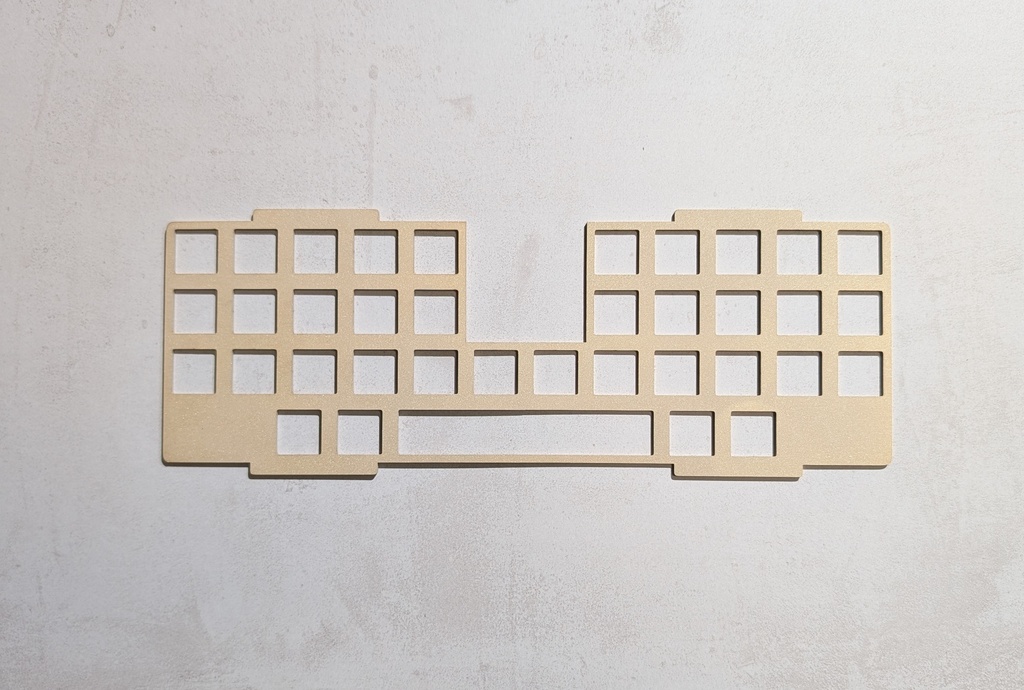 meteorite40 スイッチプレート PC・POM・真鍮