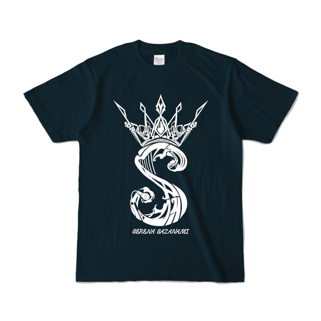 エンブレムTシャツ ネイビー #さざなみセレナ