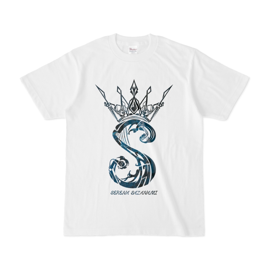 エンブレムTシャツ ホワイト #さざなみセレナ
