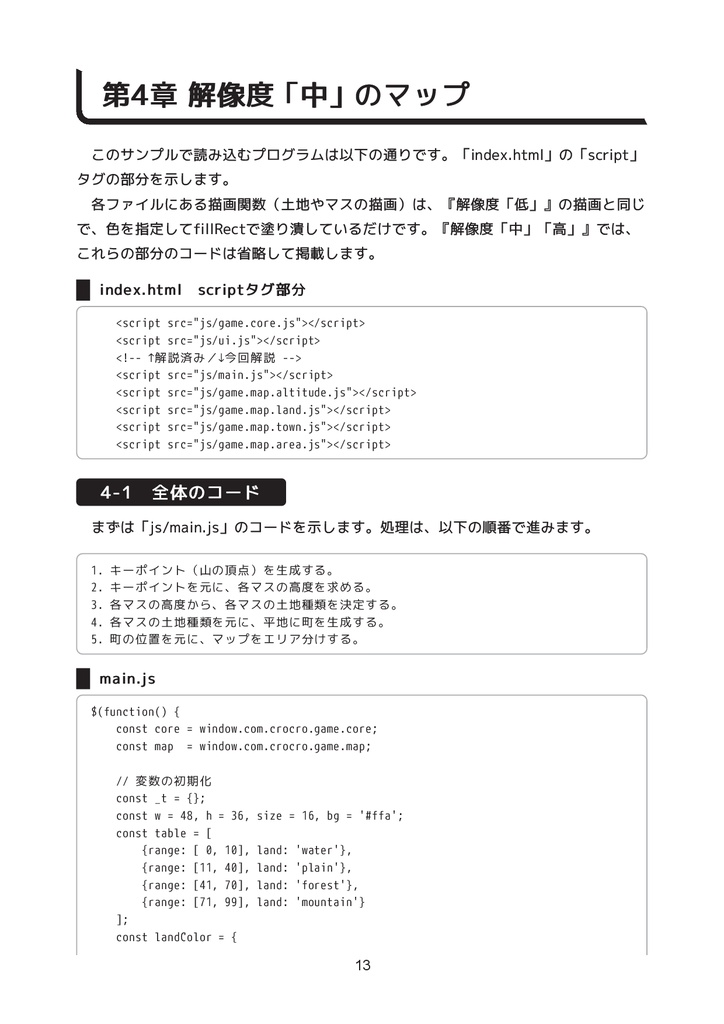 ワールドマップ自動生成読本